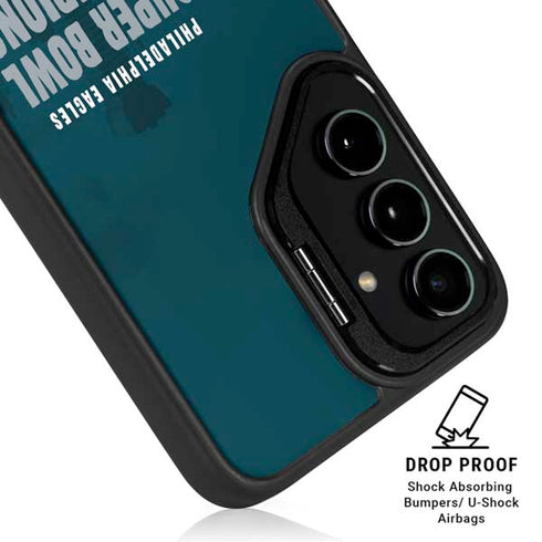 NFL Philadelphia Eagles Super Bowl LIX Champions Galaxy S25 Kickstand Case